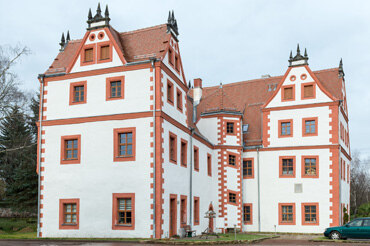 Kreischa, Schloss Lungkwitz, Hofansicht, Aufnahme von 2015
