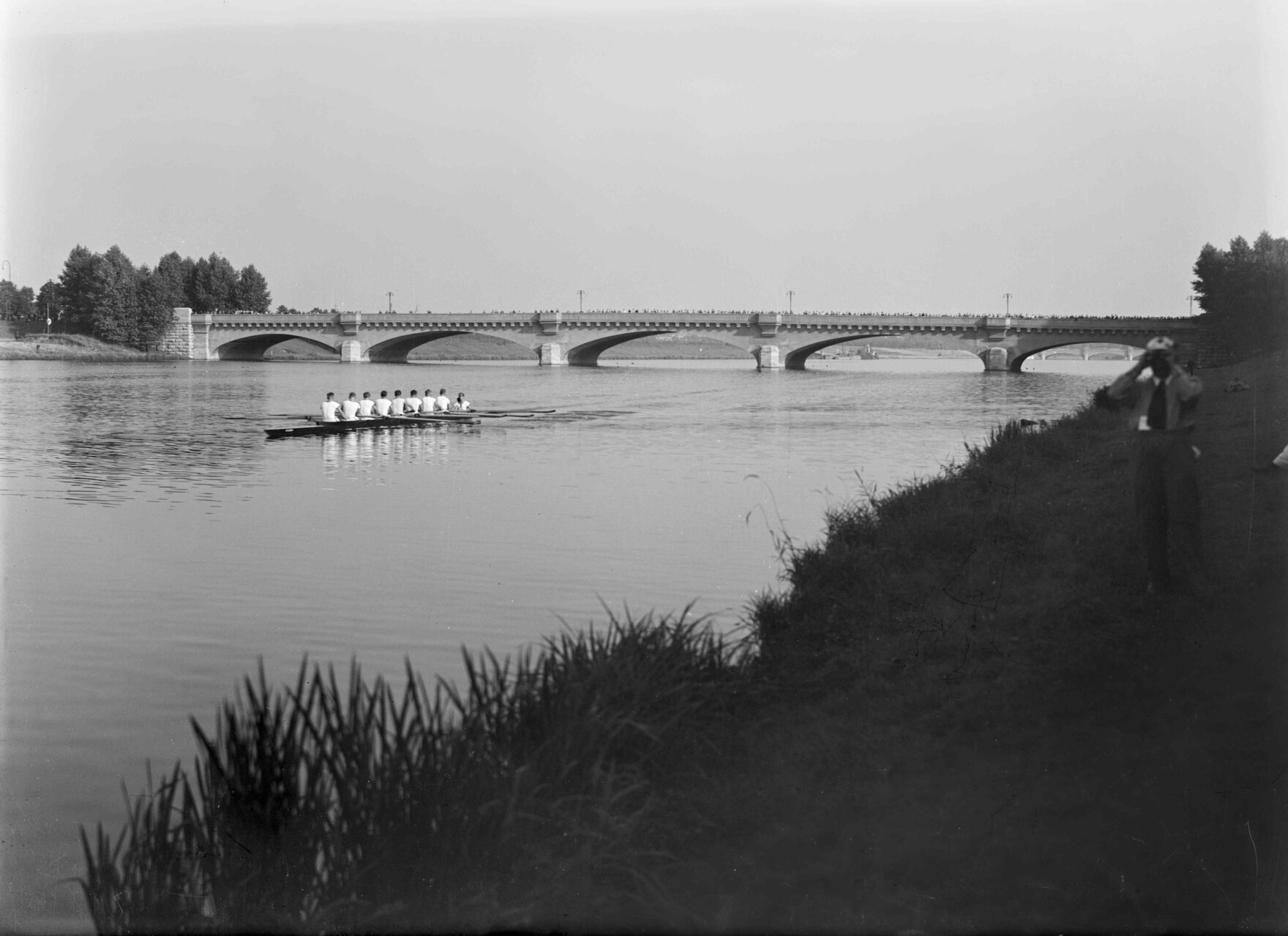 Leipzig, Elsterflutbecken, Aufnahme 1920/1930er Jahre von Paul Wolff