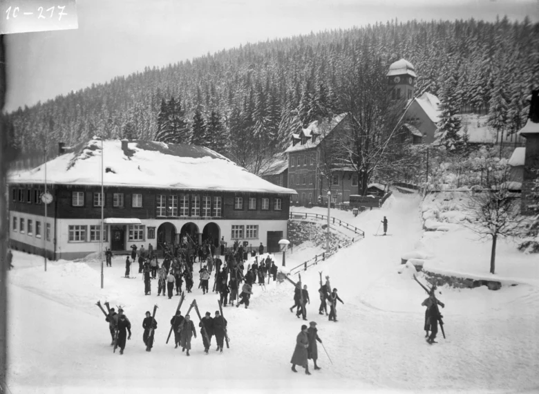 Kipsdorf, Bahnhof, Aufnahme 1930er Jahre von Paul Wolff