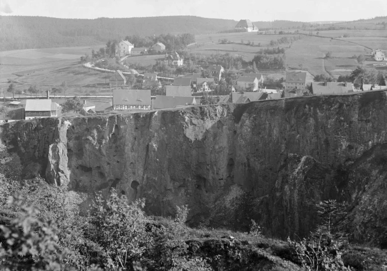 Altenberg, Die Pinge, Aufnahme nach 1927 von Paul Wolff 