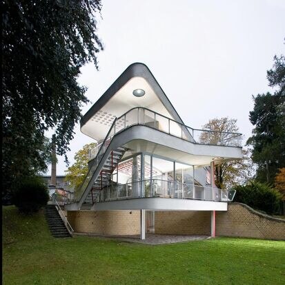 Löbau, Haus Schminke, Ansicht Gartenseite, Fotografie Ralf Ganter, 2017