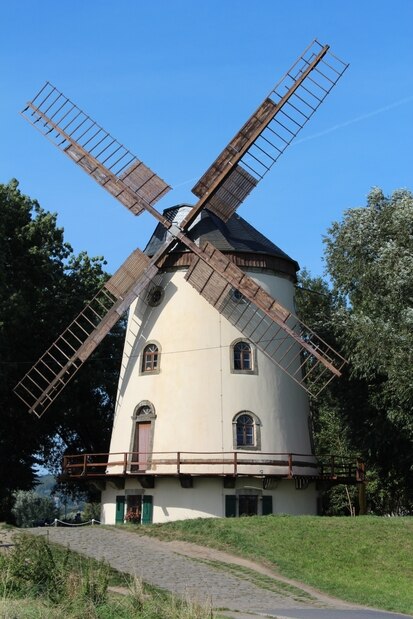 Dresden, Gohliser Windmühle (Turmholländer), 2015