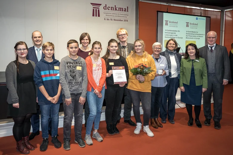 Verleihung der Goldmedaille auf der »denkmal 2018« 