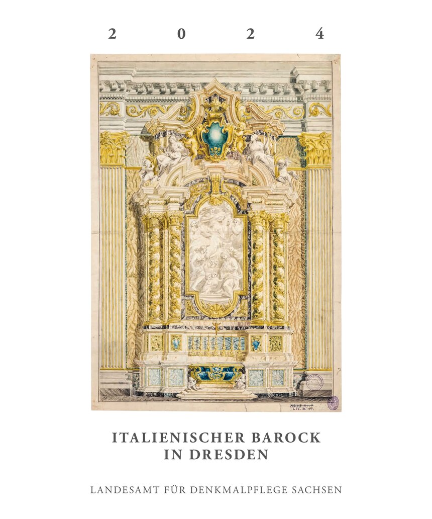 Titelbild des Kalenders mit Anton Raphael Mengs (Umkreis), Rom, Sant'Ignazio, Verkündigungsaltar, um 1754 (Ausschnitt)