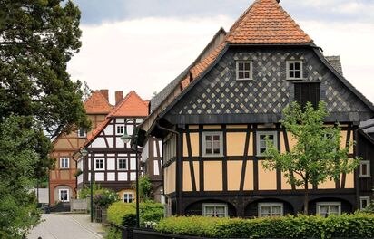 Umgebindehäuser in Großschönau